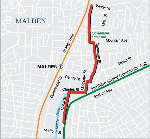 Malden: Spot Pond Brook Greenway Malden: Spot Pond Brook Greenway